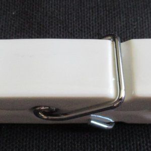 Vintage New Freddi Large Porcelain Desk Clothespin Paperweight Made in Japan